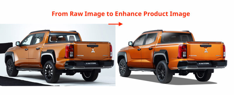 Digital Image Retouching from Raw Studio Photography to Final Product Image